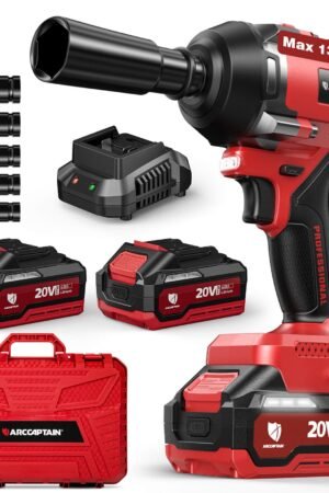 Arccaptain 20V Cordless Brushless Impact Wrench AR-IW100