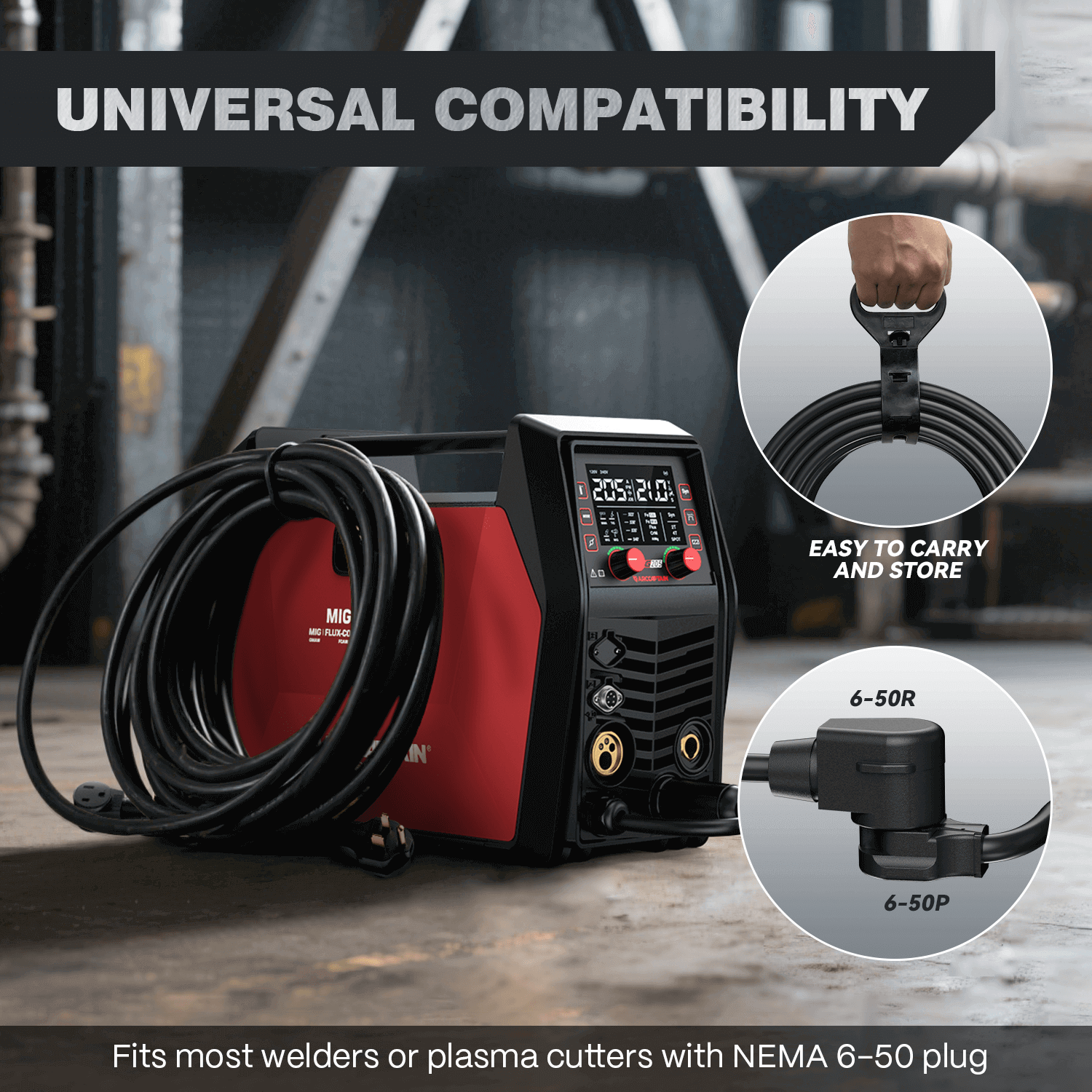 30 Amps 220V Welder Extension Cord for Welding Machines - Image 6