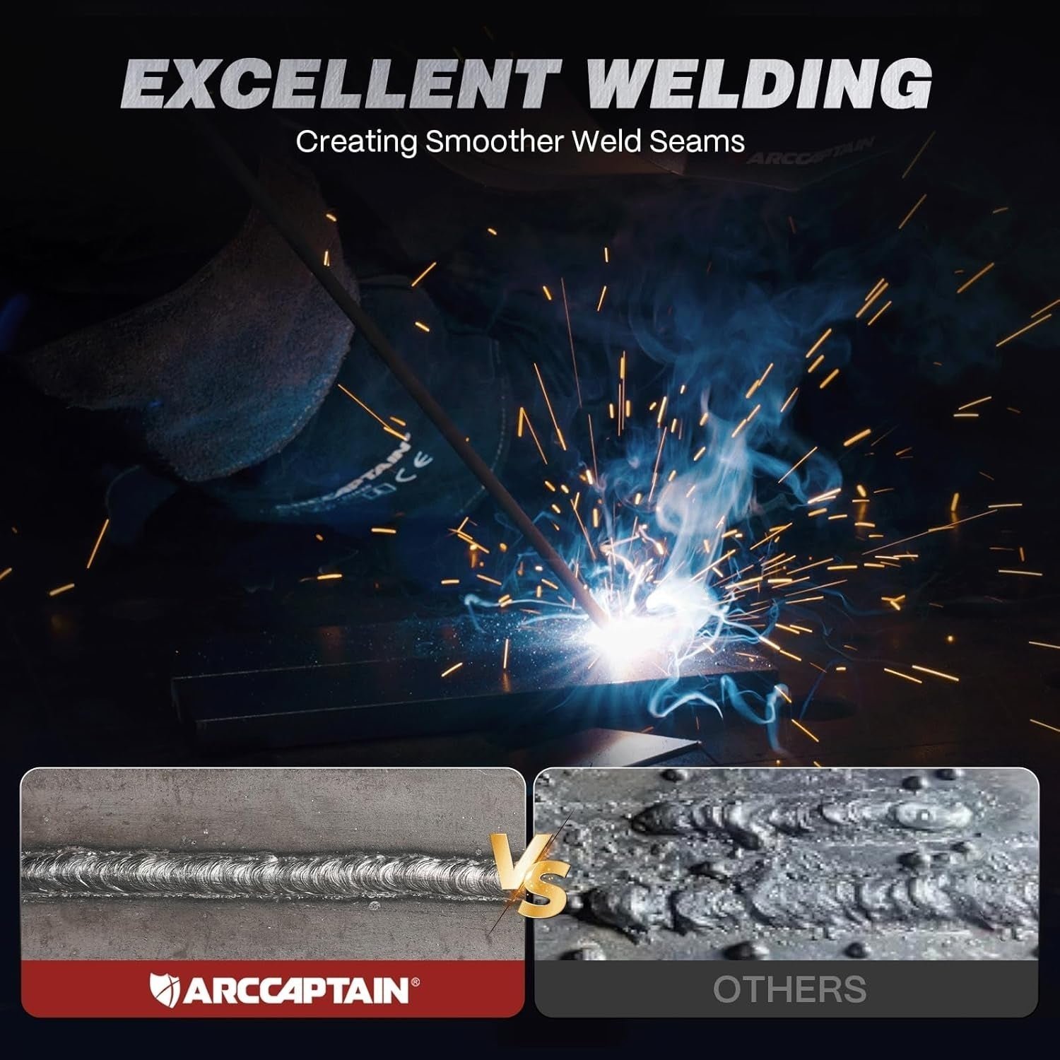 Arccaptain ARC250 250A 230V Professional Stick Welder - Image 5