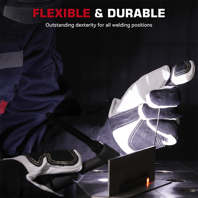 14 Inch Goatskin TIG Welding Gloves, Professional Protective Gloves for TIG Welding - Image 4