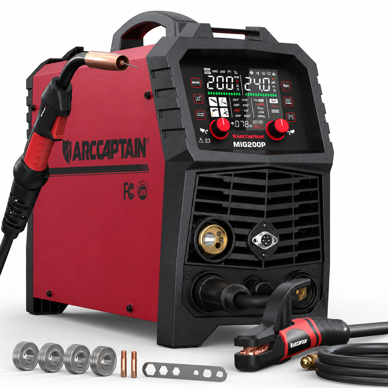 Arccaptain MIG200P Pulse MIG Welding Machine - Image 2