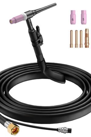 Arccaptain HF Air Cooled WP-17V TIG Torch for MIG205MP Welding Machine