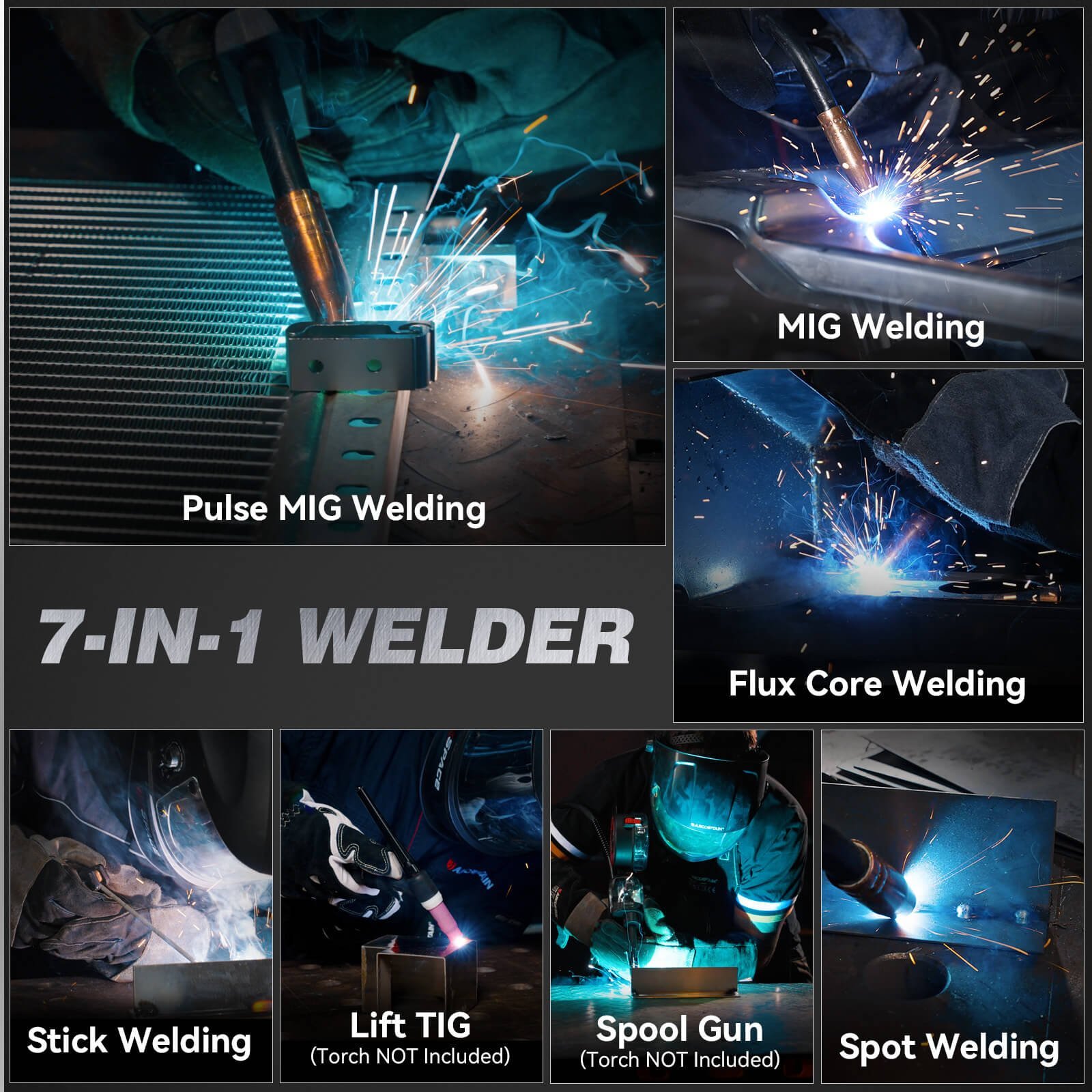 Arccaptain MIG200P Pulse MIG Welding Machine - Image 9