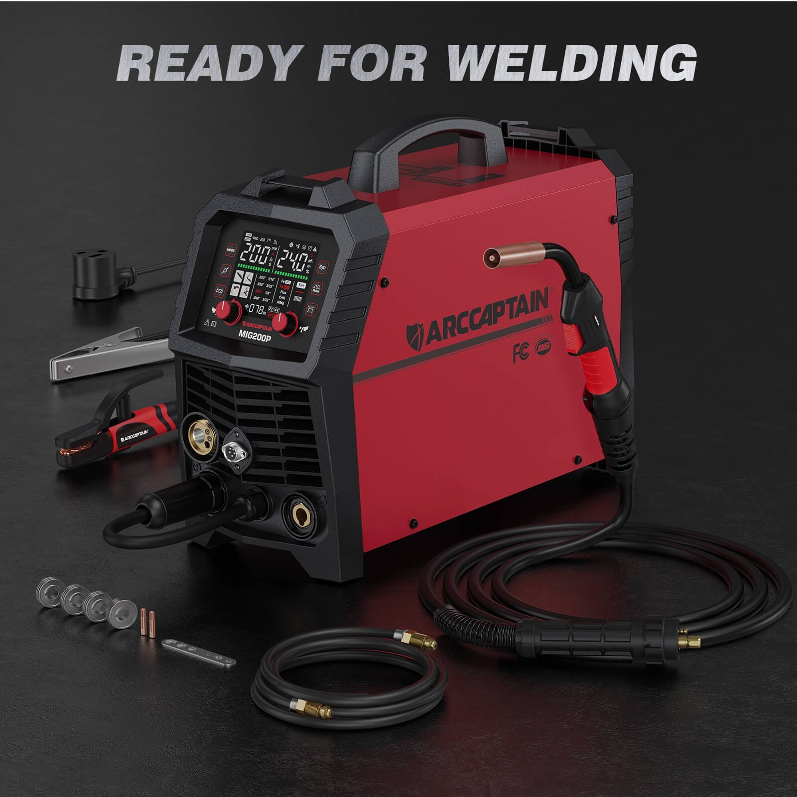Arccaptain MIG200P Pulse MIG Welding Machine - Image 6