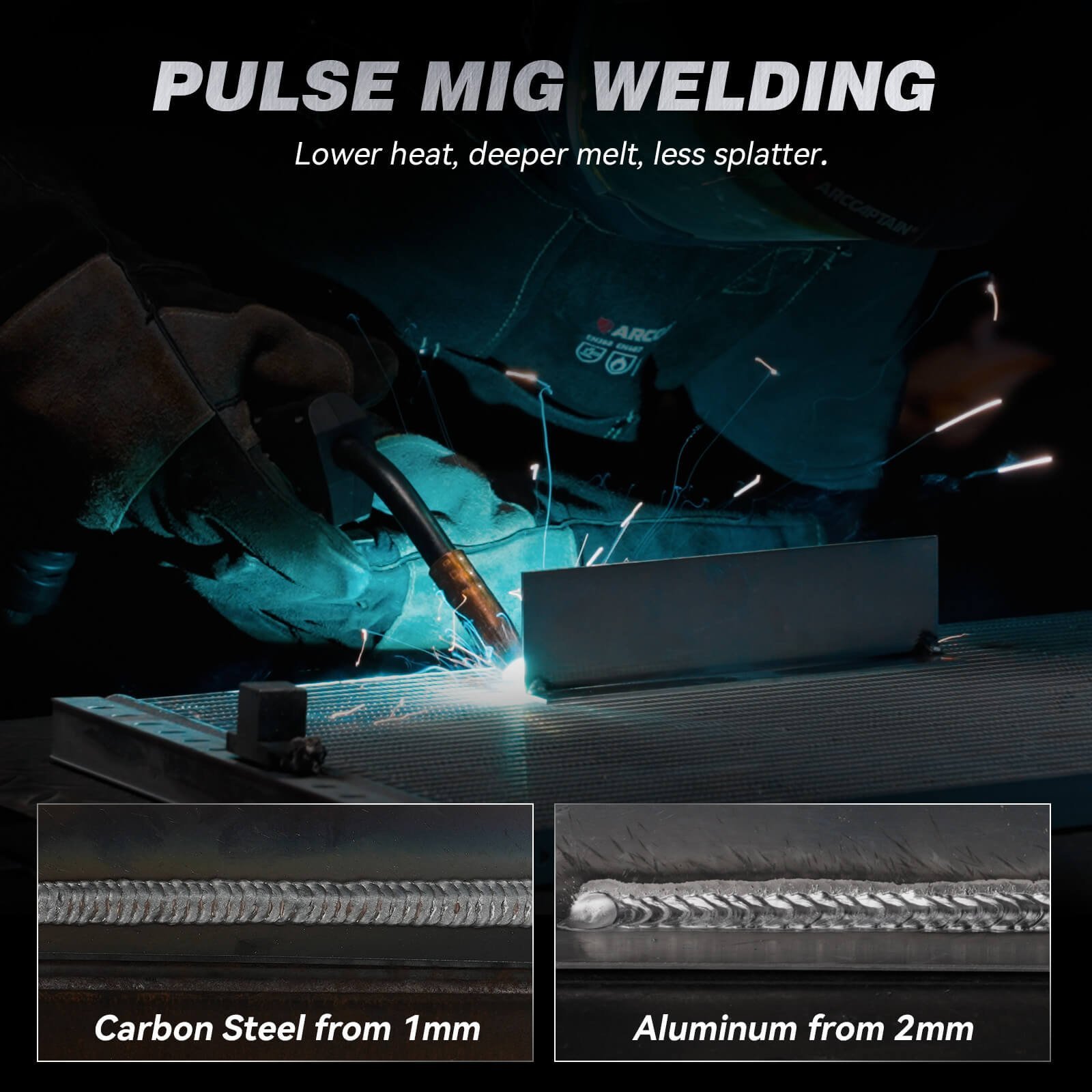 Arccaptain MIG200P Pulse MIG Welding Machine - Image 7