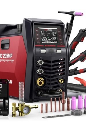 Arccaptain MIG205MP All-in-One Pulse MIG Welder and Cutter Combo